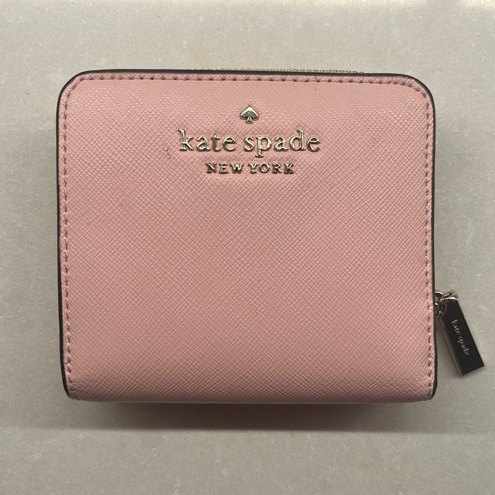 Kate Spade blush pink Compact Wallet